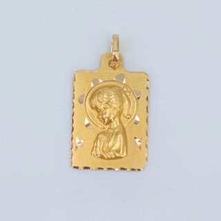 Colgante de Oro 18k - (750), 2.16gr, niña