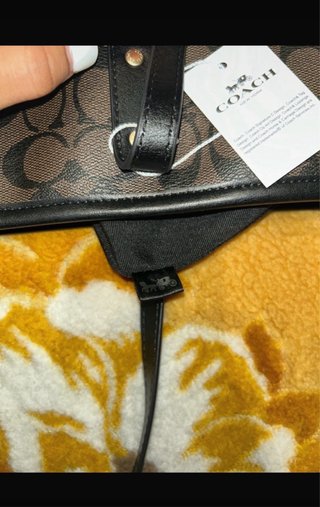 Bolso Coach Marrón y Negro
