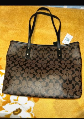 Bolso Coach Marrón y Negro