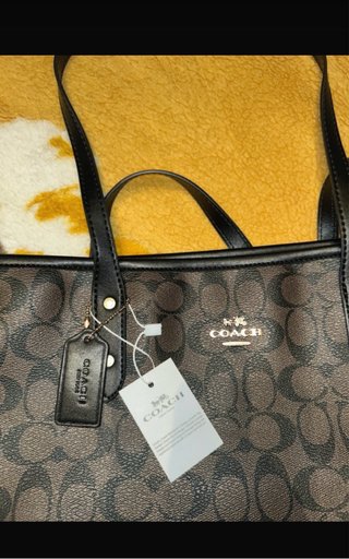Bolso Coach Marrón y Negro