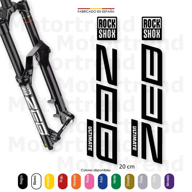 Kit Vinilo Rockshox ZEB Ultimate Rock Shox