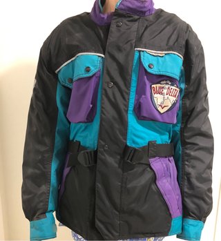 Chaqueta de Moto Blue Delta
