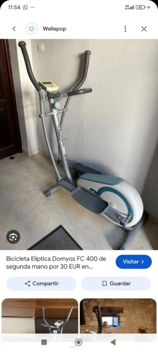 Bicicleta Elíptica Domyos FC 400