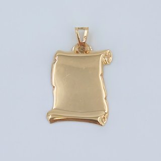 Colgante de Oro 18k - (750), 1.45gr, Pergamino