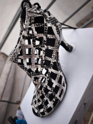 Zapatos de baile tacón serpiente