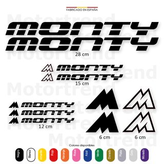 Kit Vinilos Monty Bicicleta