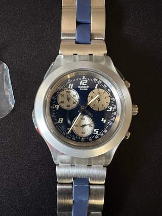 Swatch Irony Diaphane Chrono VagueBleue SVCK4004GP