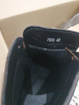Botines vestir hombre ante marrón talla 40