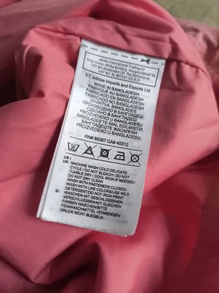 Chaqueta deportiva Adidas Salmón Talla 36