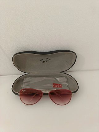 Gafas Ray-Ban Aviator Niña Rosa/Rojo