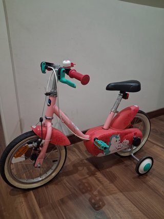 Bicicleta infantil rosa BTWIN