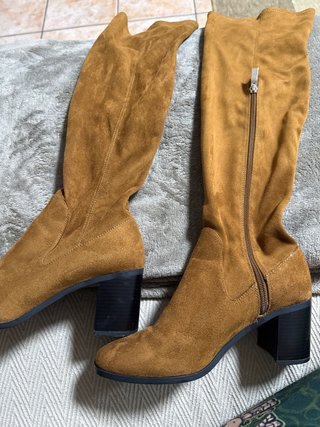 Botas mosqueteras Zara marrones