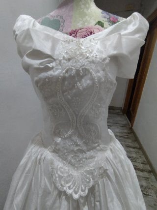 Vestido novia vintage Pronovias.
