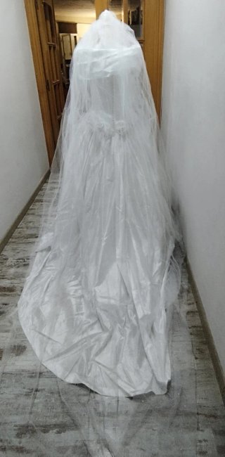 Vestido novia vintage Pronovias.