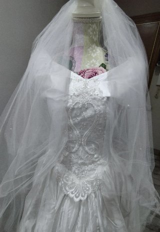 Vestido novia vintage Pronovias.