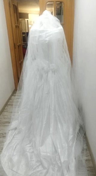 Vestido novia vintage Pronovias.