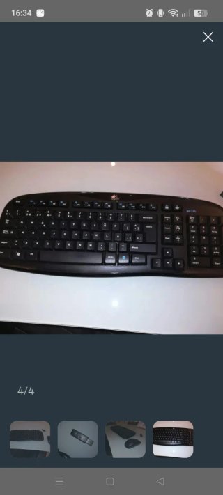 Lote de 4 Teclados de Ordenador