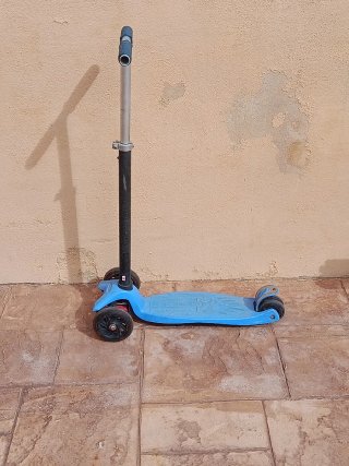 Patinete infantil 3 ruedas azul