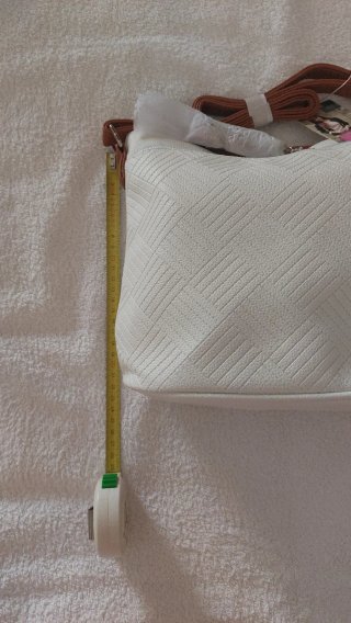 Bolso B9lso Blanco y Marrón Nuevo