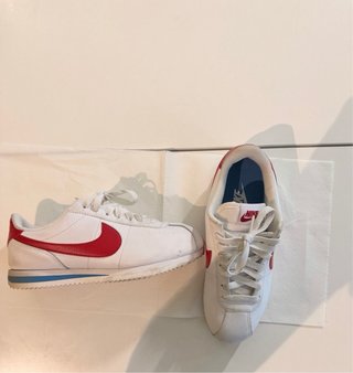 Zapatillas Nike Cortez Rojas y Blancas