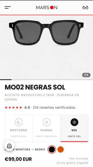 Gafas MarsOn circadianas