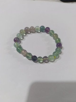 Bracciale in pietra fluorite