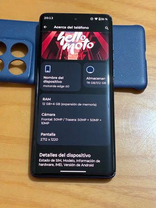 Motorola Edge 60 Azul Marino