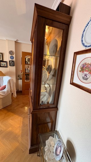 Vitrina de Salón de Madera