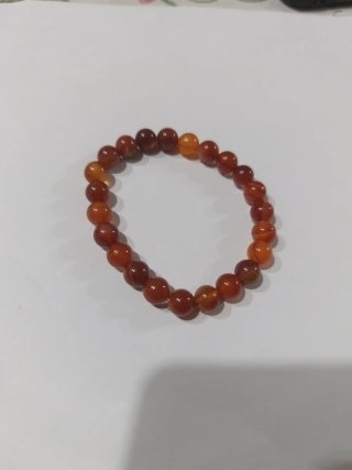 Bracciale in pietra agata corniola