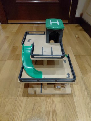 Parking de Madera de juguete.