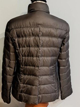 Chaquetón acolchado mujer marrón