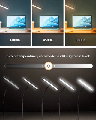 Lámpara LED de escritorio 70 cm