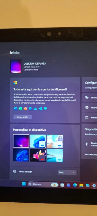Tablet Dell Latitude 7200 2 en 1