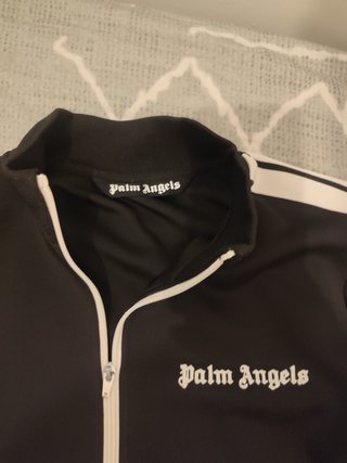 Sudadera Palm Angels cremallera negra