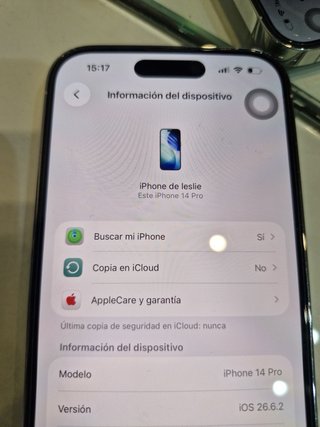 iPhone 14 Pro 256GB Plata+ Cargador Original Apple