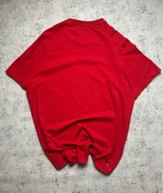 Adidas  T-Shirt Essentials Red- Vintage Logo Tee