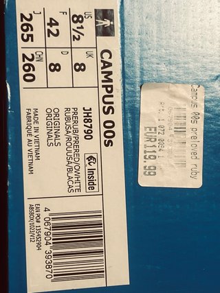 Zapatillas Adidas Campus burdeos