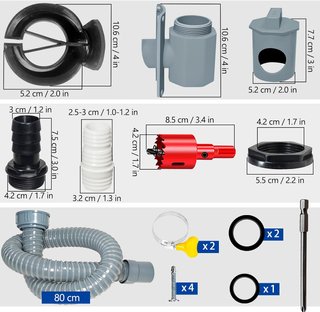 Kit Recogedor de Agua de Lluvia para Bajante
