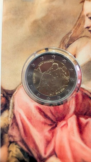 Moneda 2 Euros San Marino 2026 Tiziano