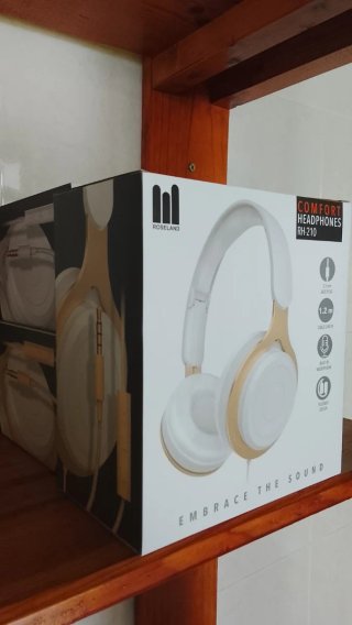 Auriculares Roseland RH-210 Blancos y Dorados