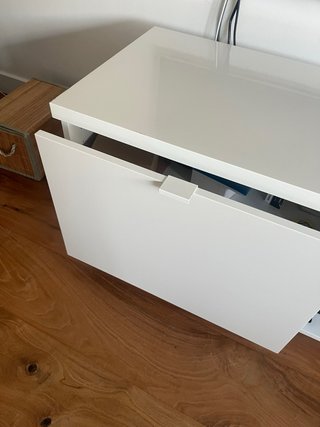 Mobile TV bianco Ikea Byas
