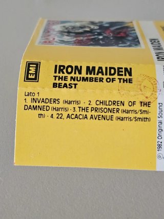 Iron Maiden - The Number of the Beast MC K7