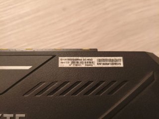Tarjeta Gráfica Gigabyte GTX 1660 Gaming OC 6GB