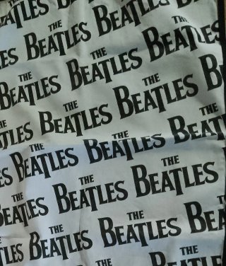 Tea Towel THE BEATLES originale 2010 - NUOVO