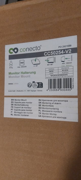 Soporte pared TV/Monitor Articulado