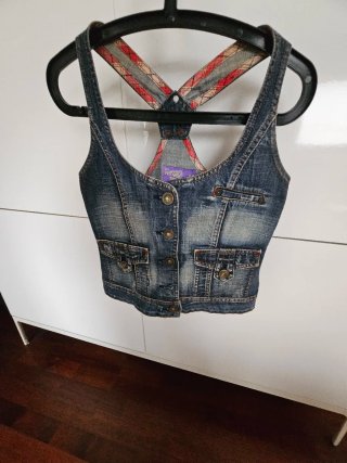 Chaleco vaquero Bershka