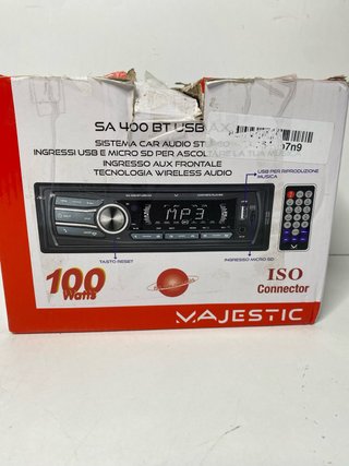 : Radio Coche Majestic SA 400 BT USB MP3
