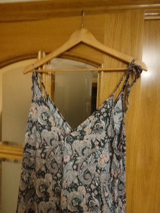 Vestido playero tirantes estampado T.XL