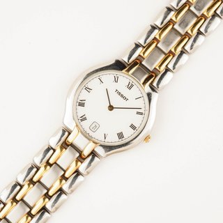 Reloj Tissot F273 Bicolor cristal zafiro