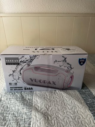 Altavoz Bluetooth rosa VUOPAX 120W (Pico 200W)